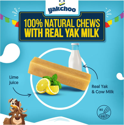 Yakchoo Himalayan Yak Cheese Dog Chews – Large 130g - 3pk
