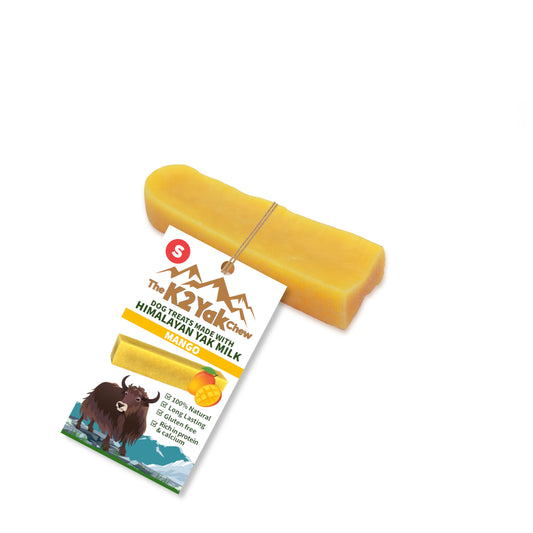 K2 Yak Chews Natural Dog Treats Mango Small 30-40g
